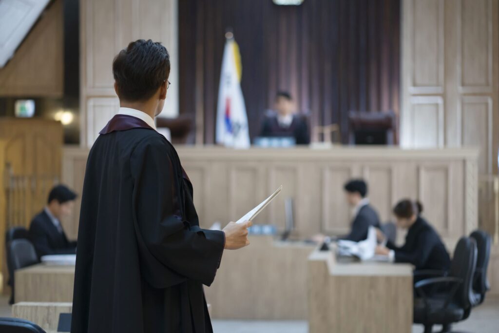 군인 모욕죄-법정안풍경